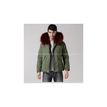 Light pink women winter Mrs fur wholesale parka jacket professional manufacturer