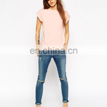 New Design Hot Sale High End T Shirt Woman Fashion Cheap