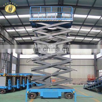 7LSJY Jinan SevenLift telescopic self propelled scissor lift platform genie ladder 20 meter