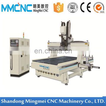 Greem 4 axis cnc wood router