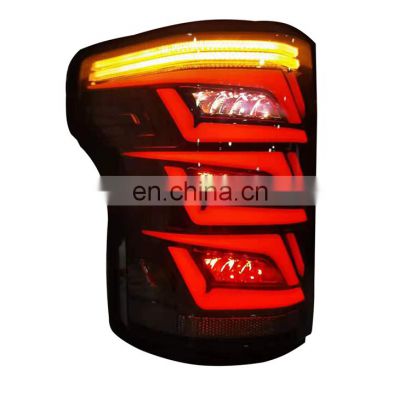 Car accessories  Smoked  color taillights upgrade plug and play LED tail lamp for Ford F150  pickup back light 2015-201