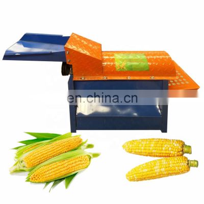 farm used maize husking and sheller/ corn husking thresher/ electrical corn threshing machine with best price