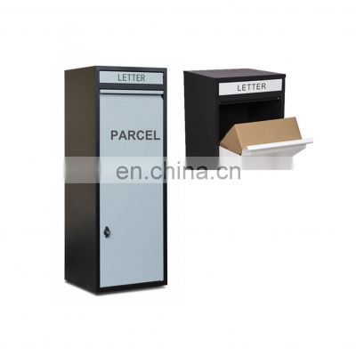 Wall Mounted Smart Parcel Drop Box For Mail And Parcel Outdoor Parcel Delivery Box