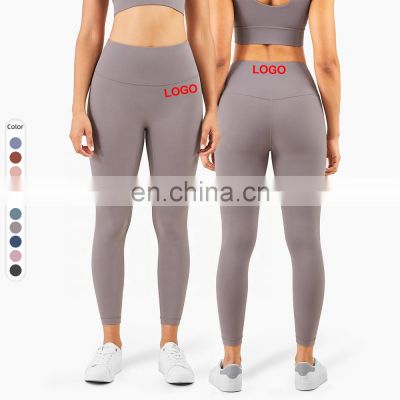 ECO Newest design top quality yoga pants slimming cozy yoga leggings solid color women sport pants women