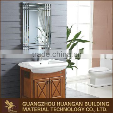 Glass on glass bathroom mirror for Europe market