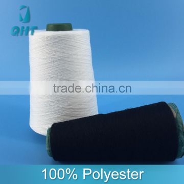 High quality 100% polyester OE spun yarn price 12s/1 for Weaving