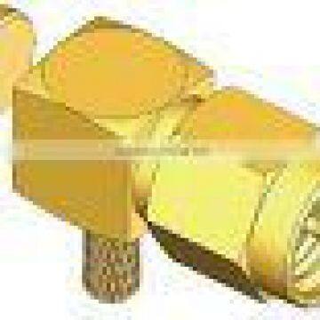 SMA Crimp Male Right Angle RF Coaxial Connector