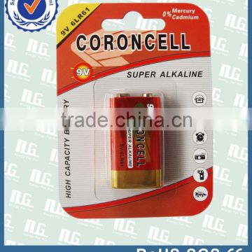 Stable quality for 9v dry cell battery