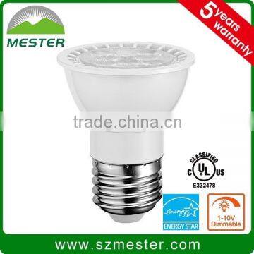 Energy Star UL cUL new CRI90 CRI80 WW 7W 500LM E26 base 120v led lamp par16