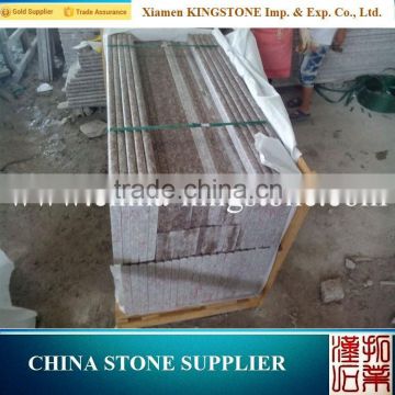 2015 factory price delicate high quality peach red granite g687 step on sale                        
                                                Quality Choice