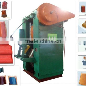 Fired roof tile making machine