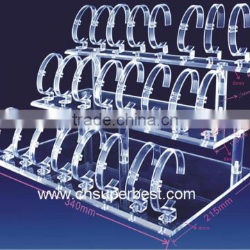 OEM/ODM China supplier 3 tiers acrylic watch display stand