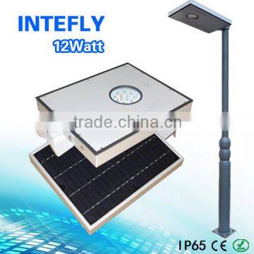 12w all in one solar street light, 12w solar led garden light