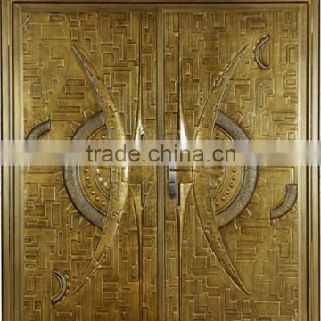 Cast aluminum door for luxury villa