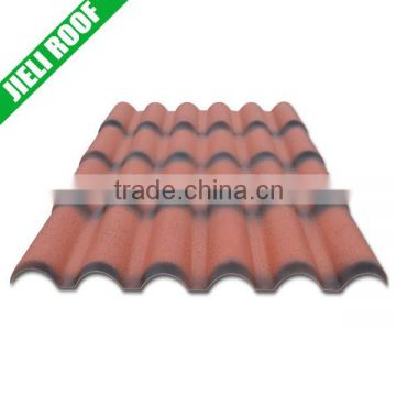 JIELI pvc resin roma style roof sheet manufacturer in China