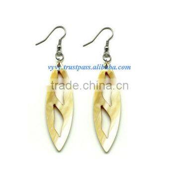 Buffalo horn jewelry, buffalo horn earrings VVE-192