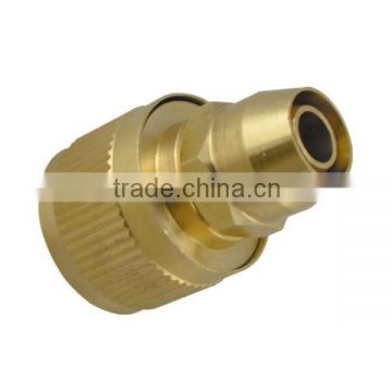 Brass pipe fitting 3/8 inch quick connector