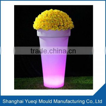 Customize Plastic Rotational Molding LED Planter Pots