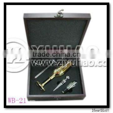 Promotional Wine Gift Set With Wooden Box