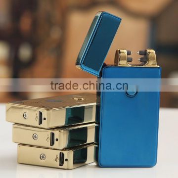 high quality flameless dual arc lighter electric cigarette ligter x arc