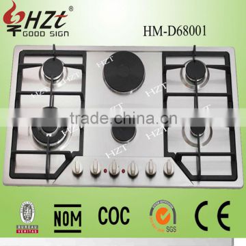 Hot Selling 5 Burner Built -in Electric Gas Cooker (HM-D68001)