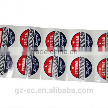 Factory made permanent adhesive labels guangdong GZSC-AS011