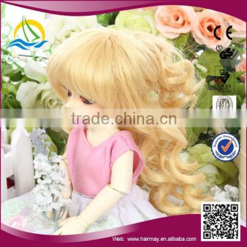 China factory synthetic no mix colour doll hair