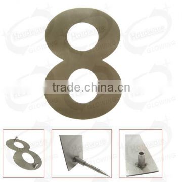 Stainless steel House Number plate