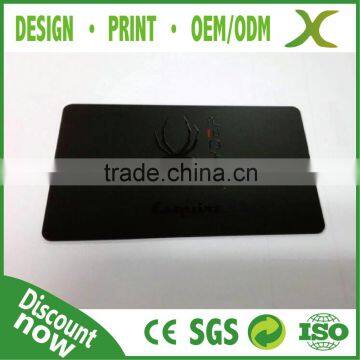 Free Design~~~!!! Black PVC material card/ Plastic PVC Black boarder Card/ Black Material PVC card