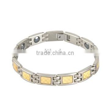 magnetic titanium gold bracelet jewelry,infrared bracelet,magnetic bracelet