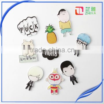 DI Fashion Anime,/fruit//plants/ food/ drink for Acrylic Brooches Pins