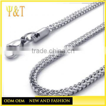 Fashion High Quality 316L Stainless Steel Decorative Metal Steel Foxtail Chains(SC-008)