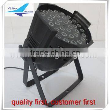 High lumen output led par 64 light 36x10w rgbw 4in1 led par