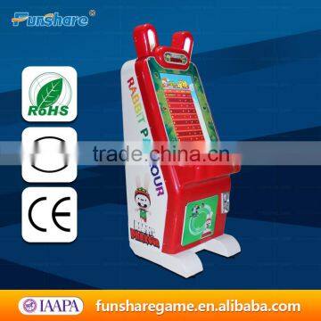 Funshare 2015 Cute Rabbit Amusement Park Equipment Kids Game Machine Electronic Game Machine