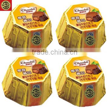 HFC 4172 bulk octangle shape chocolate desiccated coconut flavour
