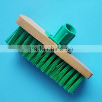wooden handle broom/plastic floor brush