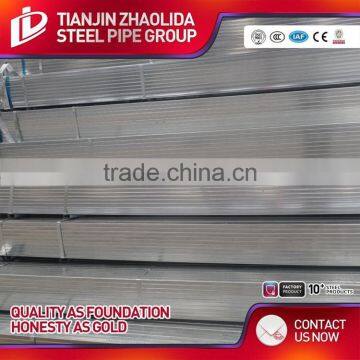 ASTM A500 GR A B WELDED square hollow section pipe from Tianjin manufacture