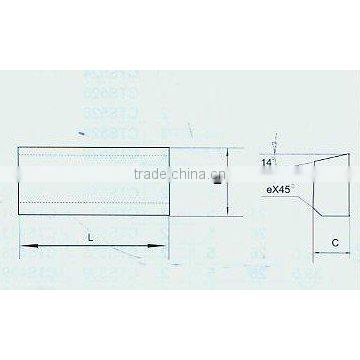 cutter with cutting edges on three faces,type groove cutter cutter and floating boring tool