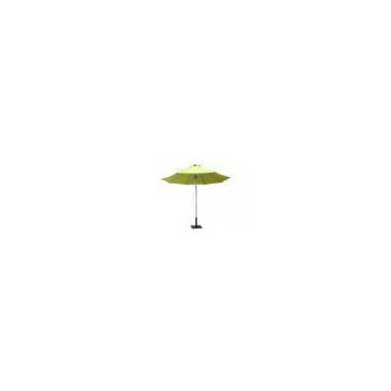 280cm Aluminium Green Outdoor Patio Umbrella , Luxury Hotel Umbrella