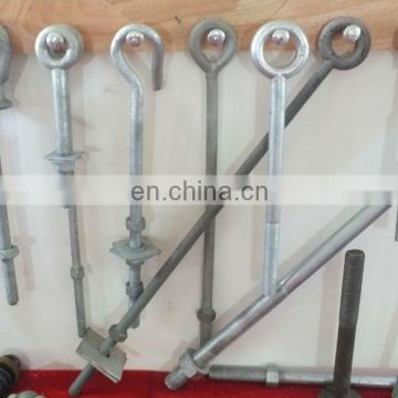 bolts,bolt,hot dip galvanized three bolt sussuspension clamp,d ring,plastic fitting for track,wire buckle