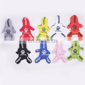 Cheap china wholesale clothing mutilcolors sport pet dog hoodie with legs
