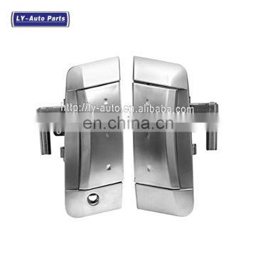 Replacement Pair Outside Exterior Outer Door Silver Handle Set Left Right Kit For Nissan 03-09 350Z OEM 80607-CD41E 80607-CD41D