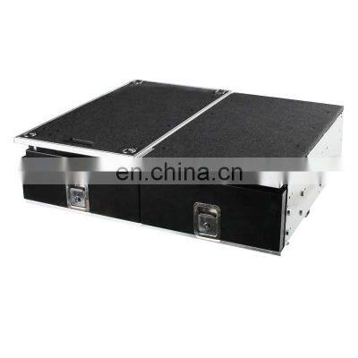 HFTM sliding tool box for truck suv rear storage drawers for overland car use stable drawer low price high quality