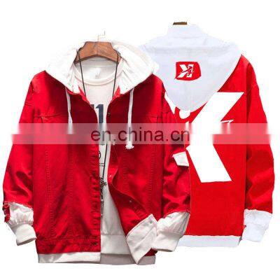 Custom LOGO Brand New Work Wool Mens Womens Leather Large Size Women's Longsleeved Jacket Printed Plus size mens clothes