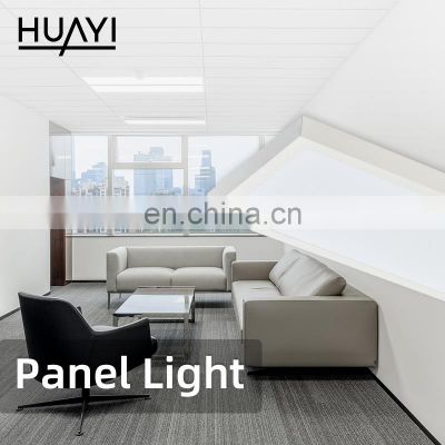 HUAYI High Performance 24w 36w Surface Mounted Supermarket Commercial Ceiling Square Slim LED Panel Light