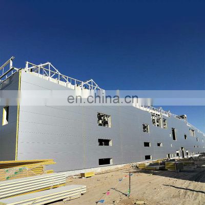 Industrial low cost prefabricated design steel structure warehouse hall workshop