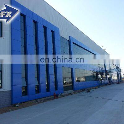 Fast Build Customized Small Space Frame Prefab Workshop Light Weight Steel Structure Warehouse Hangar