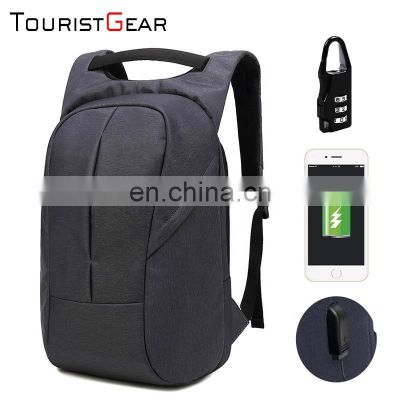 Wholesale trendy OEM Custom Design Waterproof Men Women Travel School Business Laptop Backpack with usb charging port