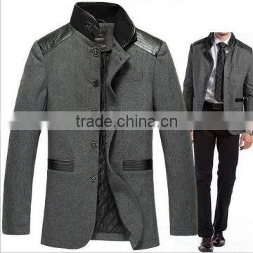 new men's long wool coat/latest design wool coats/winter season men's wool coats/custom design wool coats/top quality wool coats