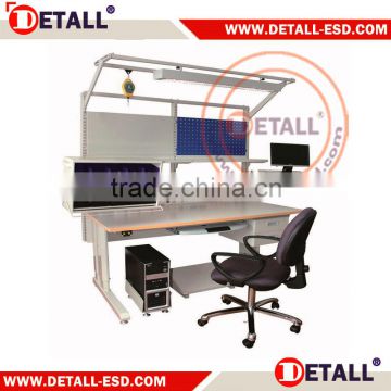 Adjustable electrical work table for motherboard repair and test